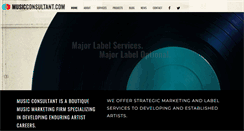 Desktop Screenshot of musicconsultant.com